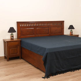 Bijnor Pure Handloom Cotton Double Bed Sheet (108 x 90 in) 19