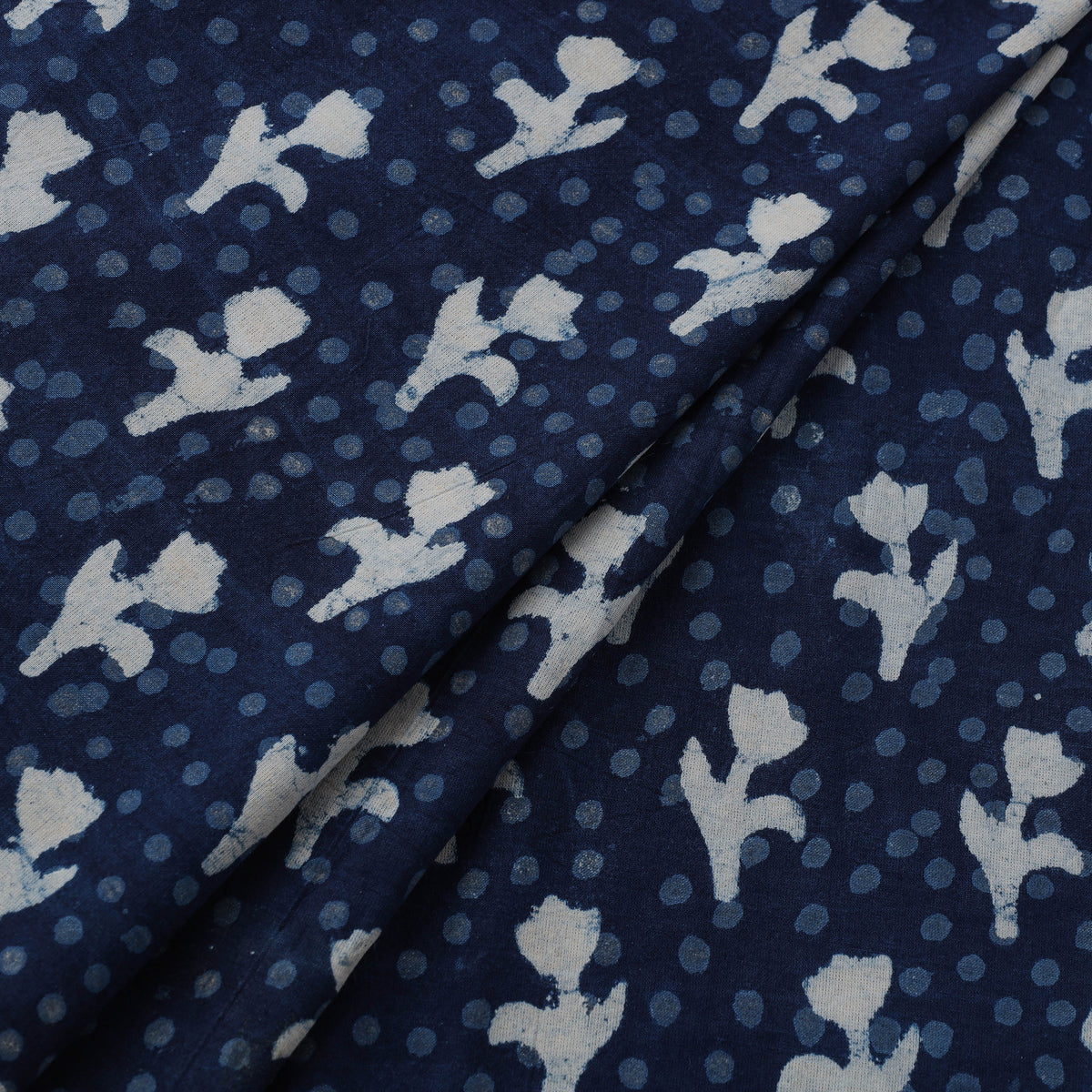 Bagru Dabu Hand Block Prints Natural Dyed Cotton Fabric 60