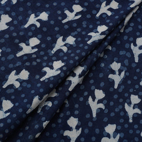Bagru Dabu Hand Block Prints Natural Dyed Cotton Fabric 60