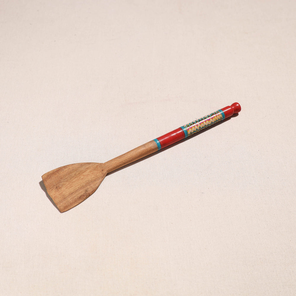 Handmade Lacquered Wooden Spatula (13 in) 22