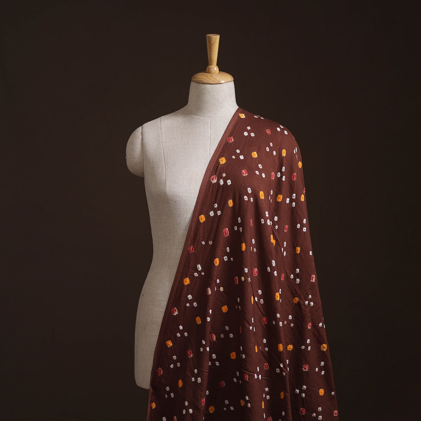 Kutch Bandhani Tie-Dye Cotton Fabric 08