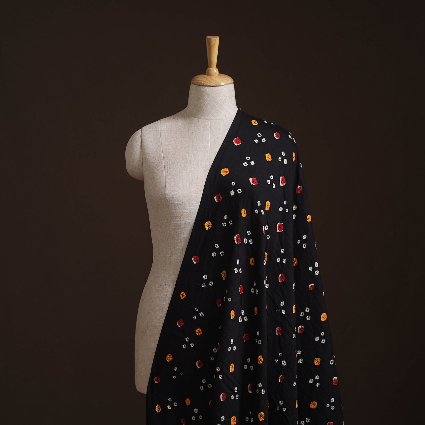 Kutch Bandhani Tie-Dye Cotton Fabric 13