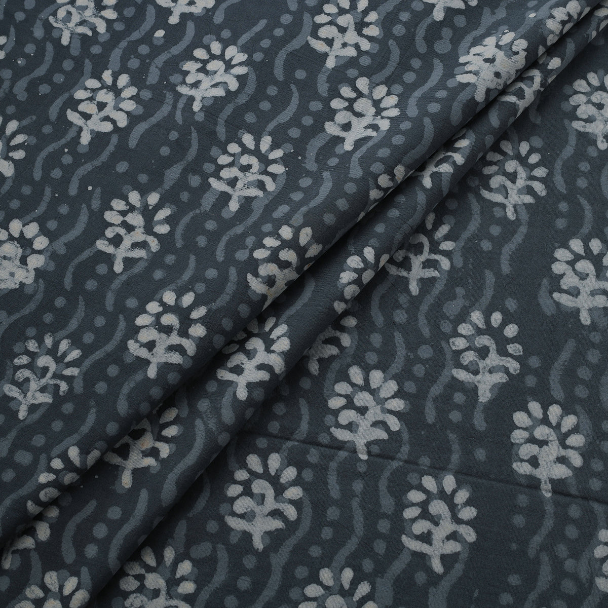 Bagru Dabu Hand Block Prints Natural Dyed Cotton Fabric 65
