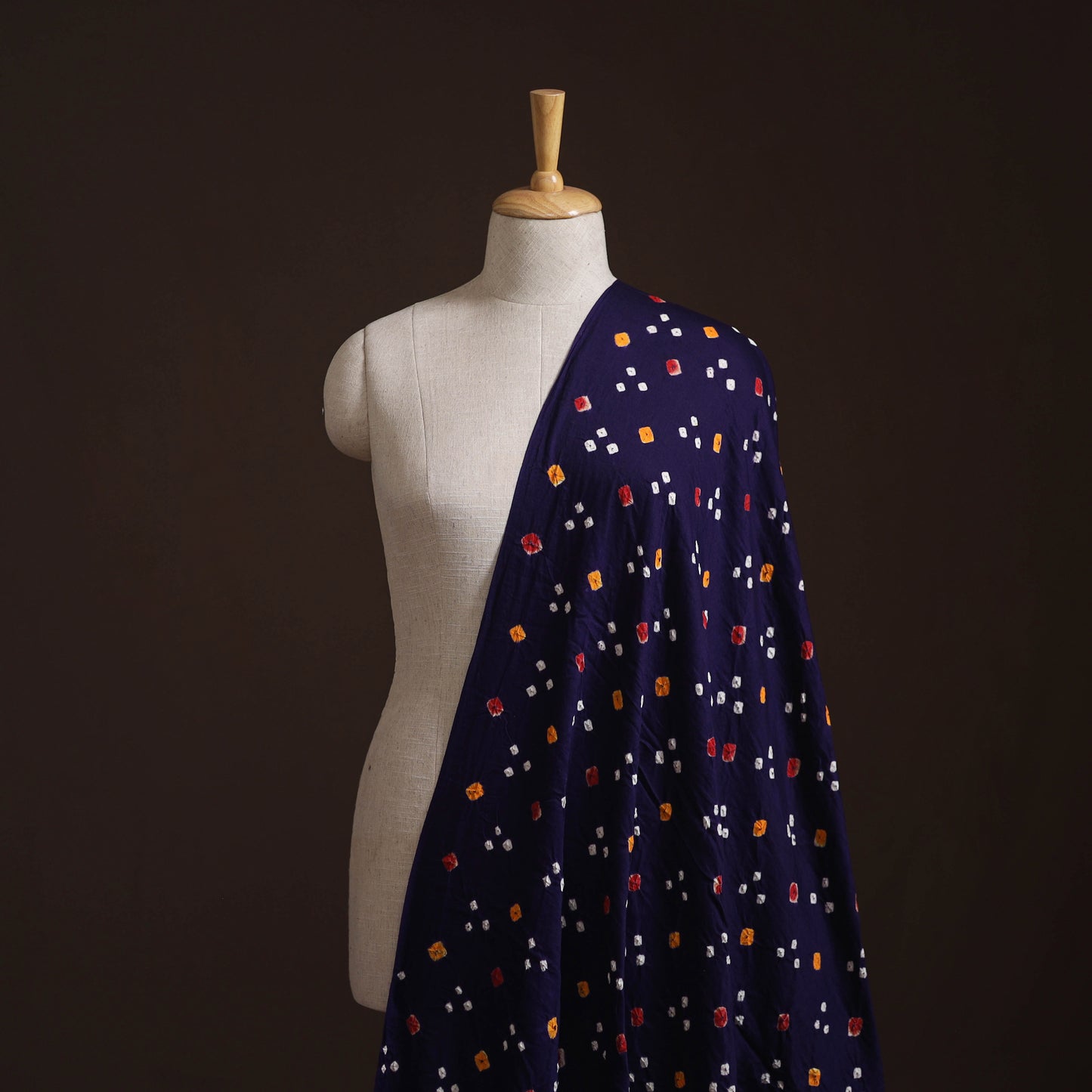 Kutch Bandhani Tie-Dye Cotton Fabric 14