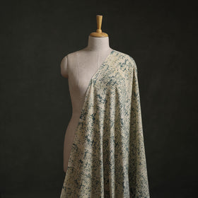 Green - Authentic Kutch Hand Block Batik Print Pure Handwoven Natural Dyed Kala Cotton Fabric 51