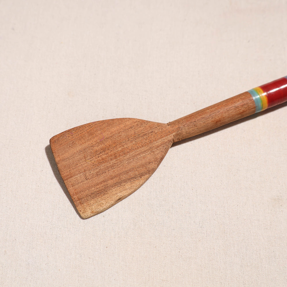 Handmade Lacquered Wooden Spatula (13 in) 24