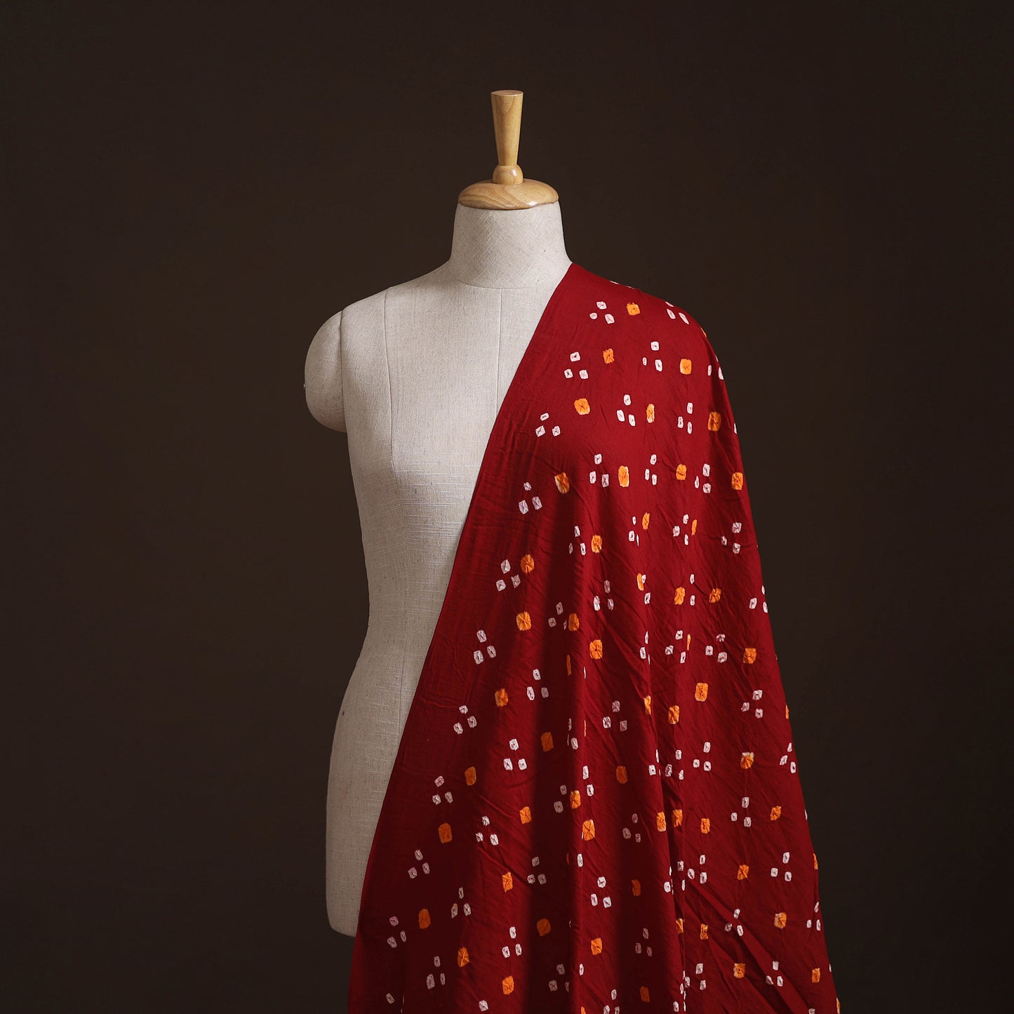 Kutch Bandhani Tie-Dye Cotton Fabric 19