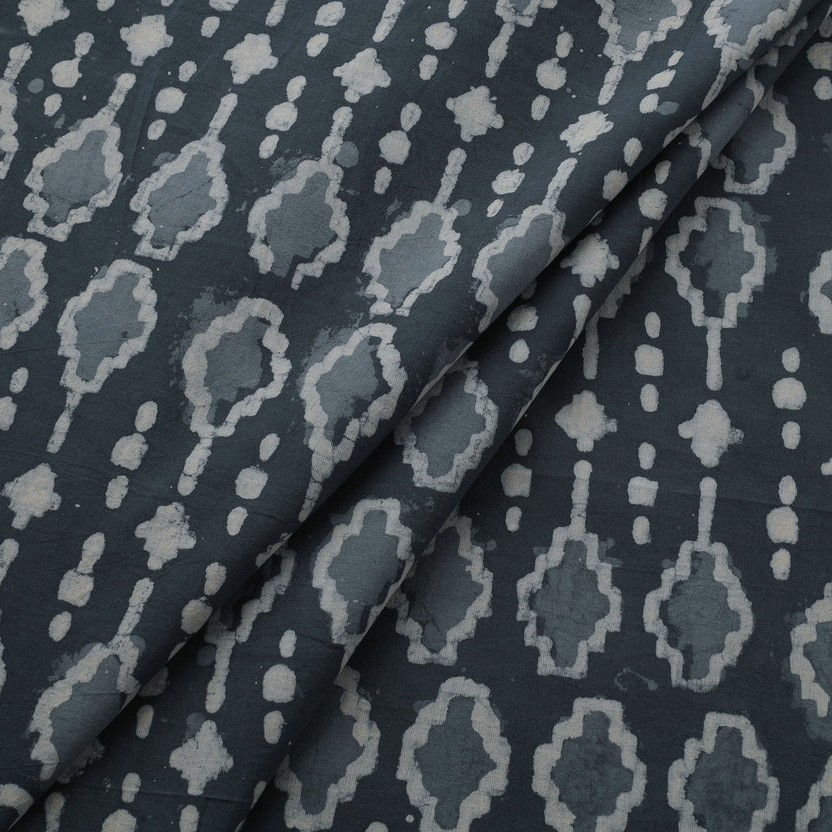 Bagru Dabu Hand Block Prints Natural Dyed Cotton Fabric 70