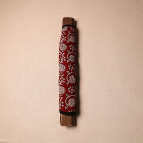 Buy Handmade Cotton Maroon Fridge Handle Cover
