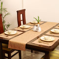 Barmer Applique Cutwork Dining Table Runner with Mat Set 54