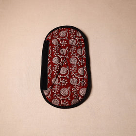Buy Handmade Cotton Maroon Fridge Handle Cover