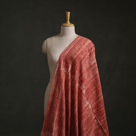 Red - Authentic Kutch Hand Block Batik Print Pure Handwoven Natural Dyed Kala Cotton Fabric 63