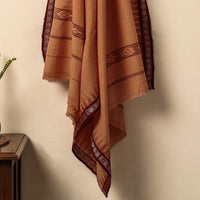 Brown - Sambalpuri Ikat Handloom Cotton Towel Gamcha