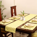 Barmer Applique Cutwork Dining Table Runner with Mat Set 55