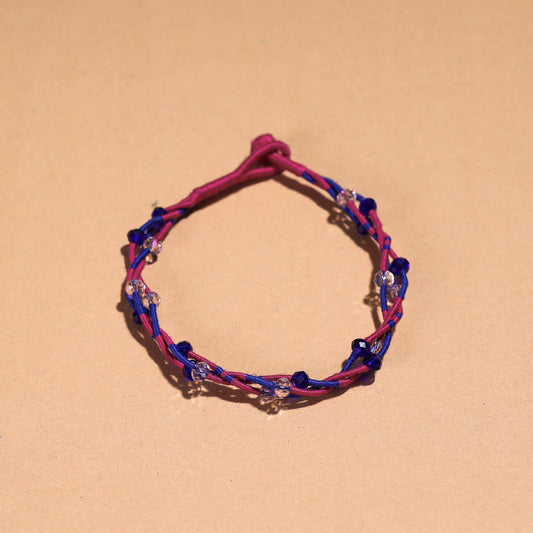 Handcrafted Patwa Thread & Beadwork Anklet