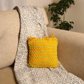 Handwoven Upcycled Cotton Cushion Cover