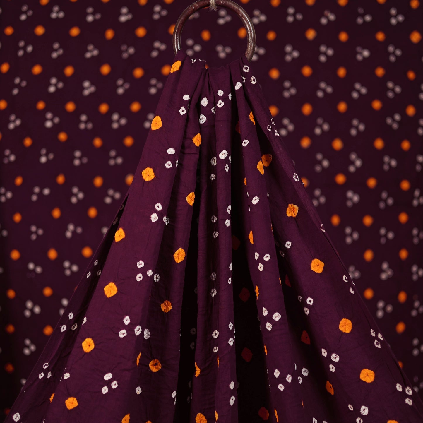 Kutch Bandhani Tie-Dye Cotton Fabric 20
