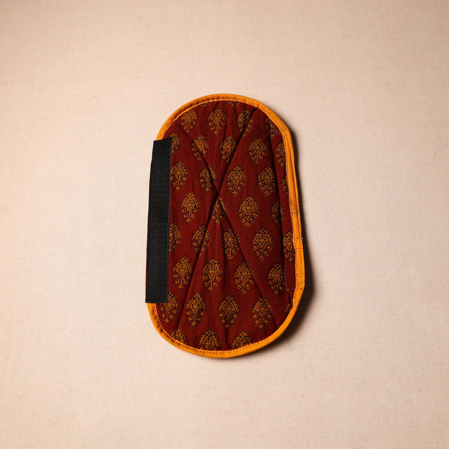 Maroon - Handmade Cotton Fridge Handle Cover 18