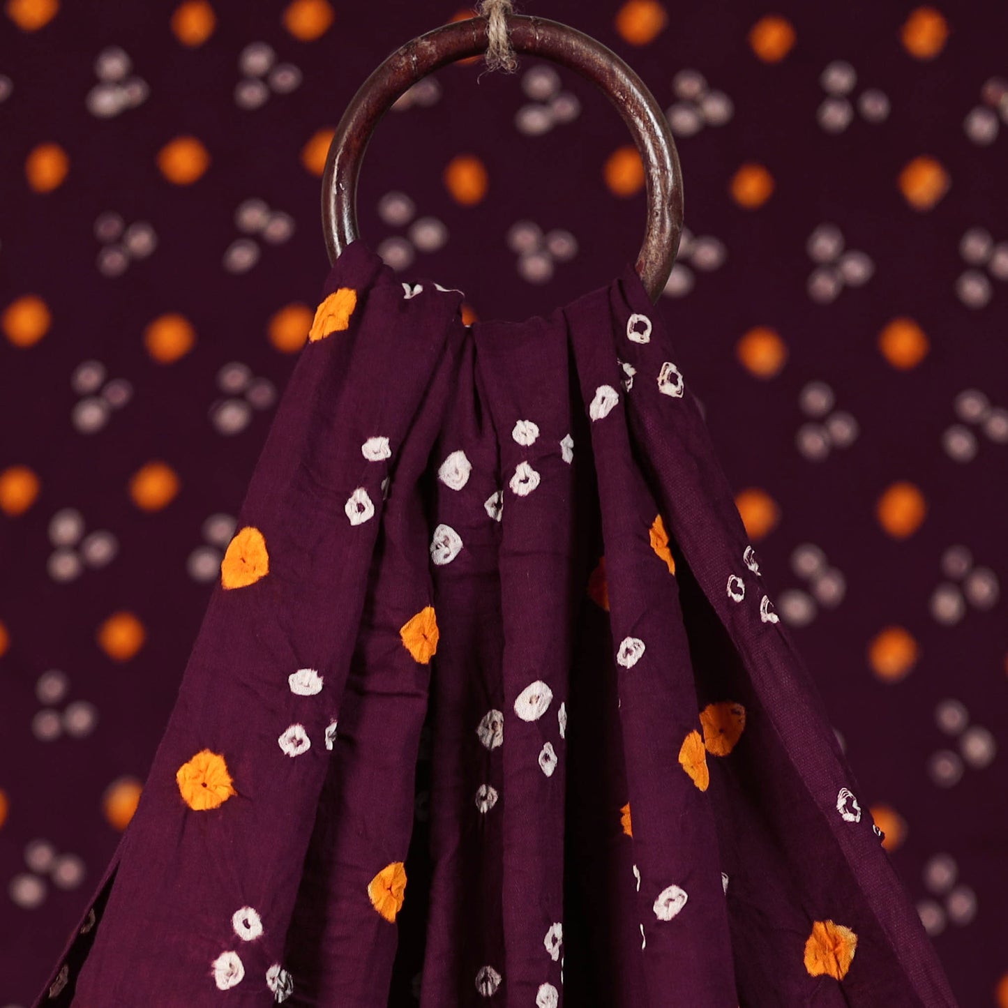 Kutch Bandhani Tie-Dye Cotton Fabric 20