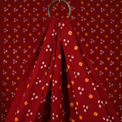 Kutch Bandhani Tie-Dye Cotton Fabric 19