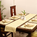 Barmer Applique Cutwork Dining Table Runner with Mat Set 56