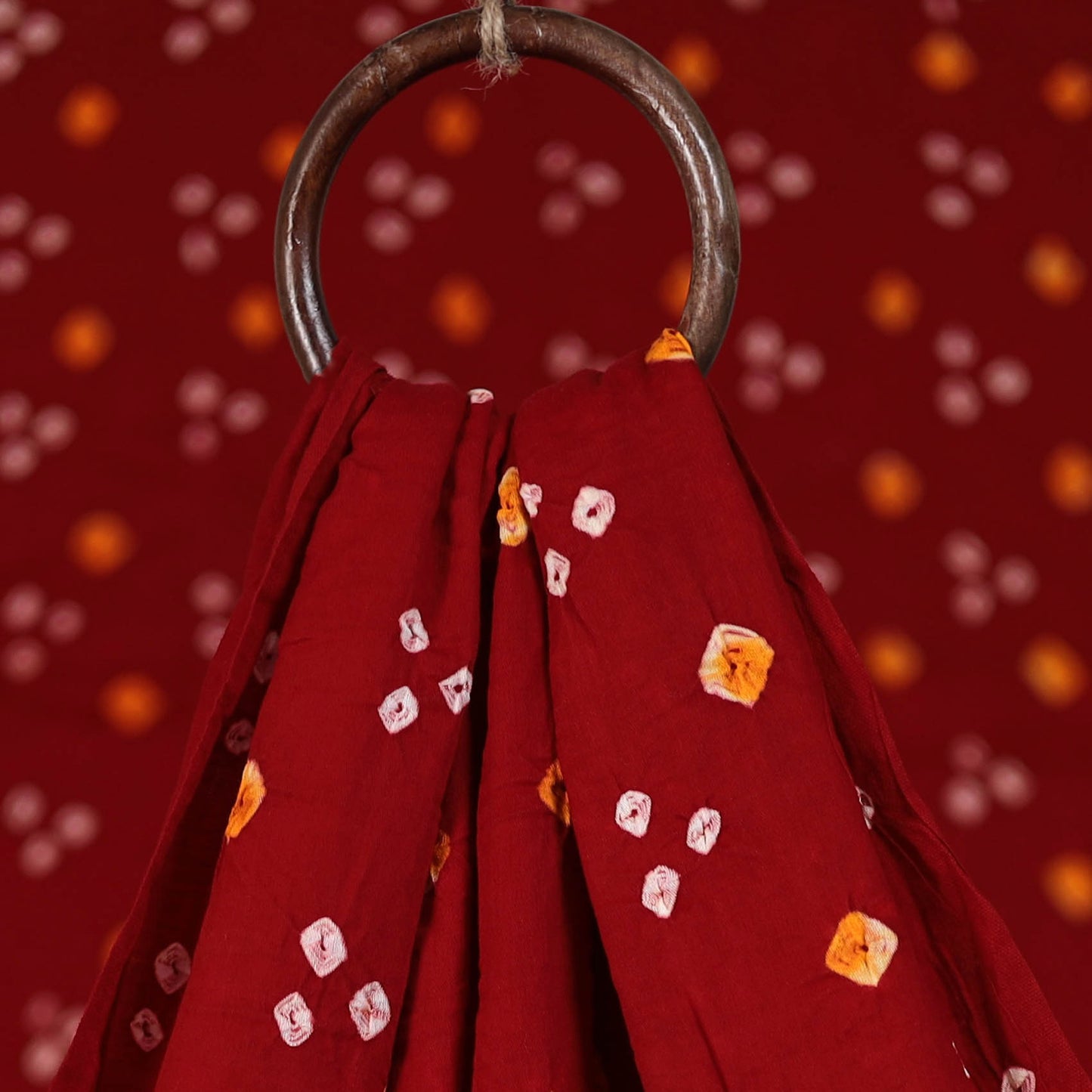 Kutch Bandhani Tie-Dye Cotton Fabric 19