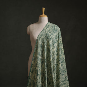 Green - Authentic Kutch Hand Block Batik Print Pure Handwoven Natural Dyed Kala Cotton Fabric 70