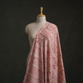 Red - Authentic Kutch Hand Block Batik Print Pure Handwoven Natural Dyed Kala Cotton Fabric 73
