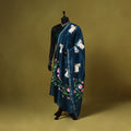 Blue - chanderi silk handpainted pichwai dupatta 12
