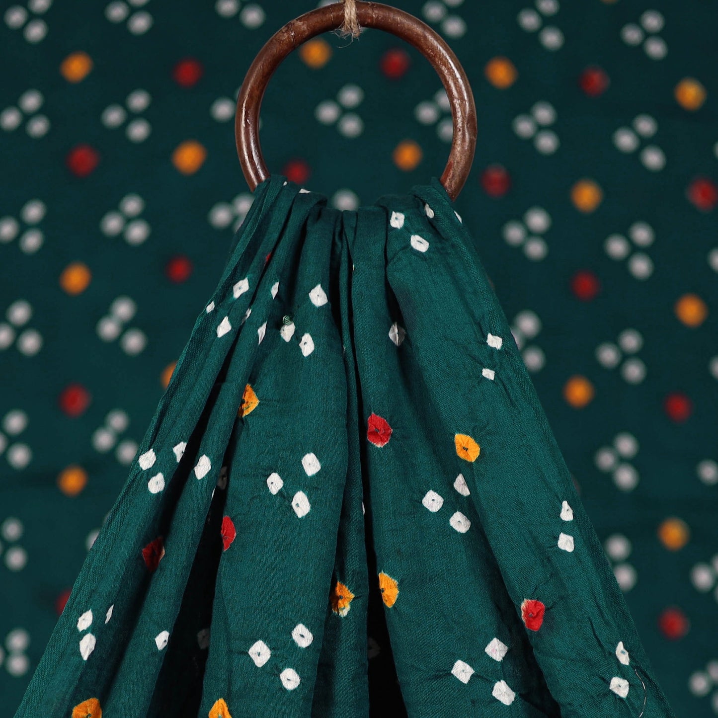Kutch Bandhani Tie-Dye Cotton Fabric 16