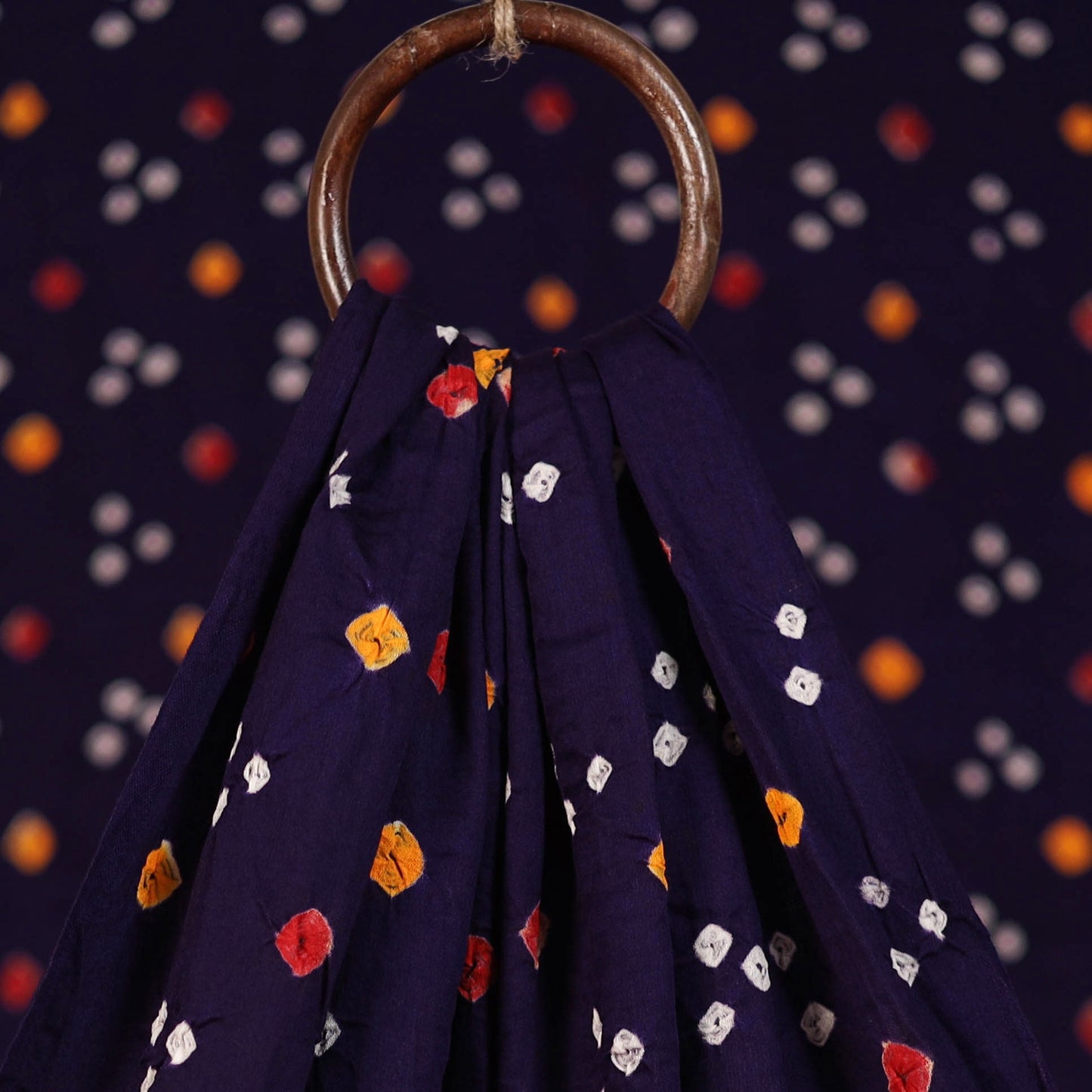Kutch Bandhani Tie-Dye Cotton Fabric 14