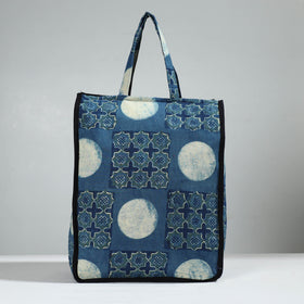 Blue Handcrafted Cotton Shopping Bag 06