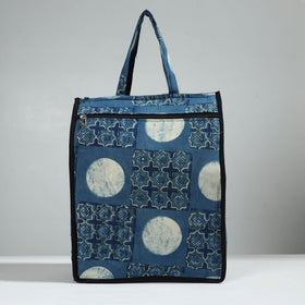 Blue Handcrafted Cotton Shopping Bag 06