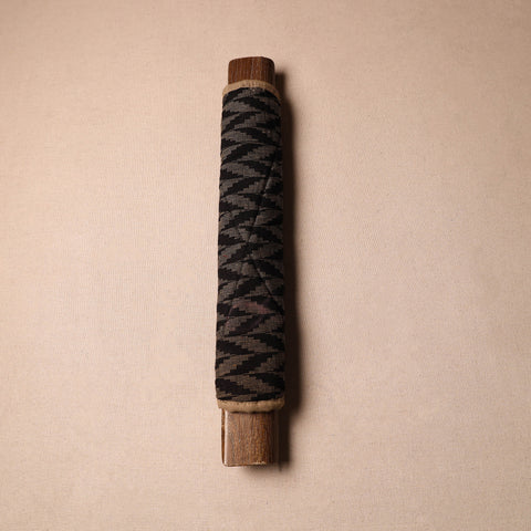 Black - handmade cotton fridge handle cover 27 - handcrafted