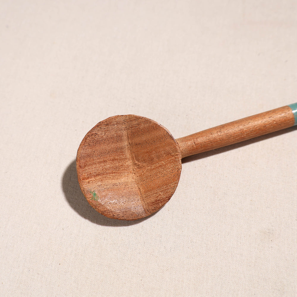 Handmade Lacquered Wooden Ladle Spoon (12 in) 33