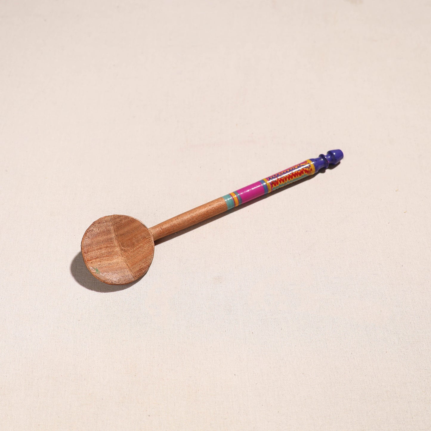 Handmade Lacquered Wooden Ladle Spoon (12 in) 33