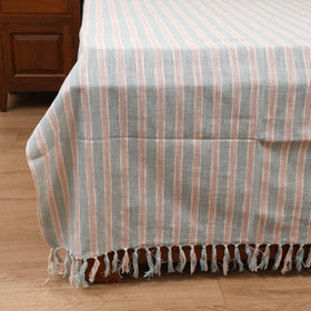 Bijnor Pure Handloom Cotton Double Bed Sheet (108 x 90 in) 30