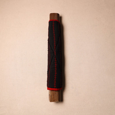 Buy Black Handmade Cotton Fridge Handle Cover