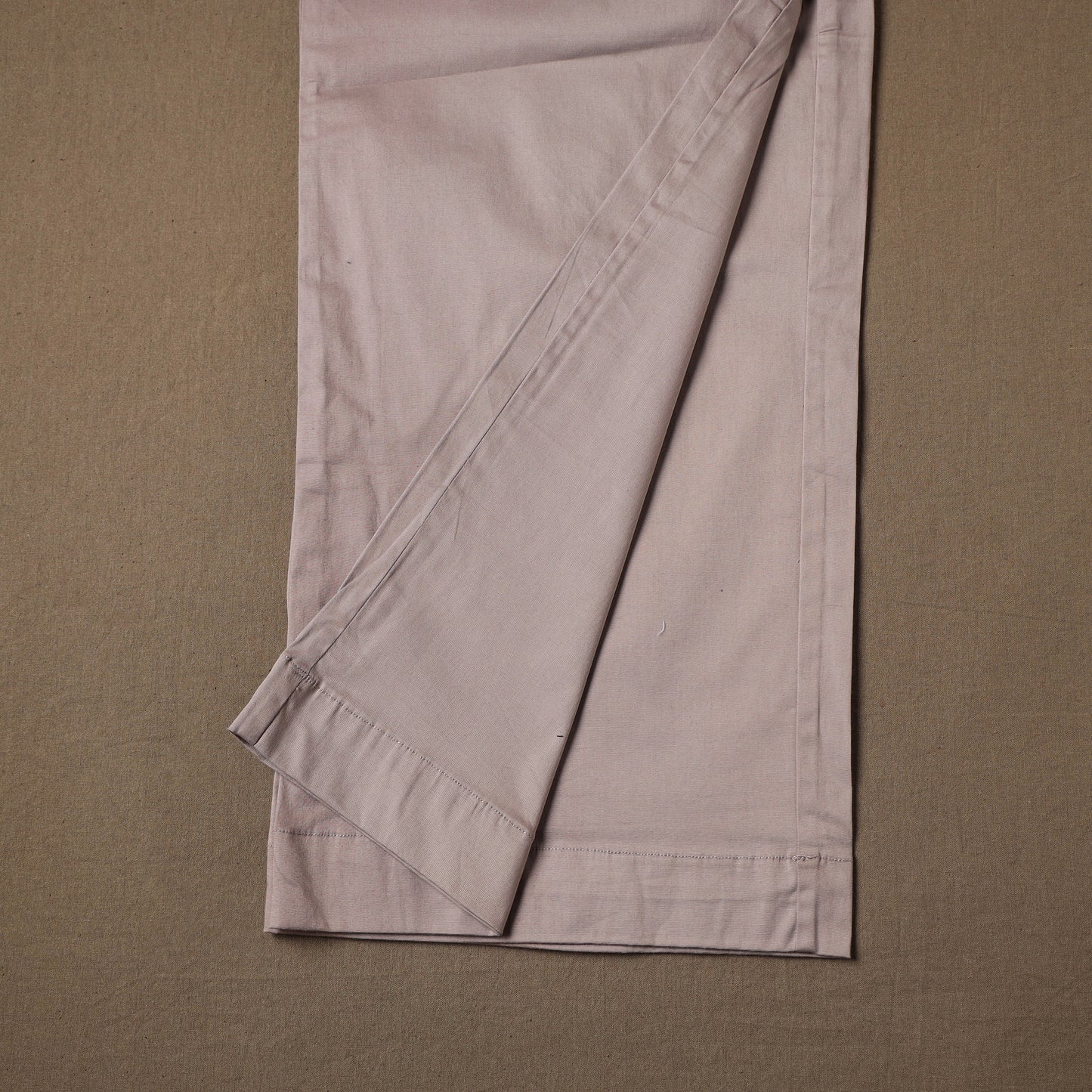 Beige - Cotton Lycra Elasticated Plain Pant for Women 05