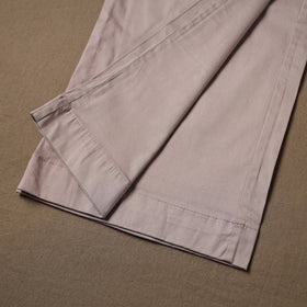 Beige - Cotton Lycra Elasticated Plain Pant for Women 05