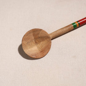 Buy Handmade Lacquered Wooden Ladle Spoon 