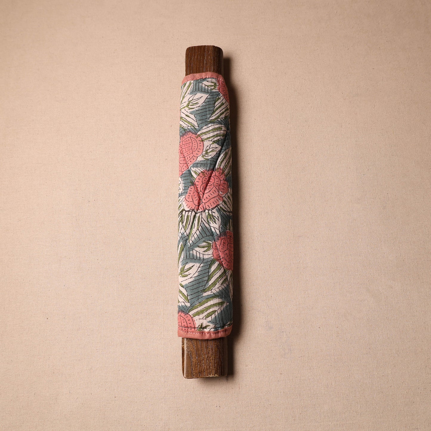 Buy Handmade Cotton Green Fridge Handle Cover