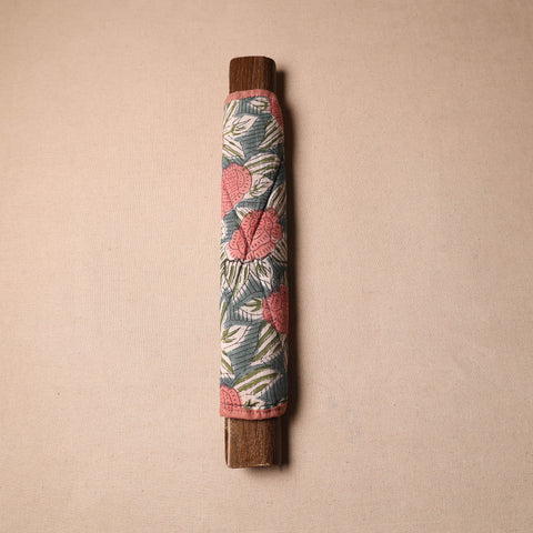 Buy Handmade Cotton Green Fridge Handle Cover