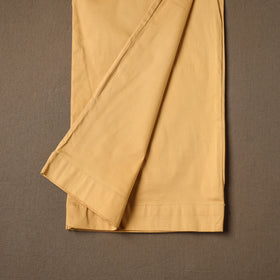 Yellow - Cotton Lycra Elasticated Plain Pant for Women 01