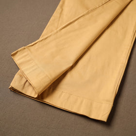 Yellow - Cotton Lycra Elasticated Plain Pant for Women 01