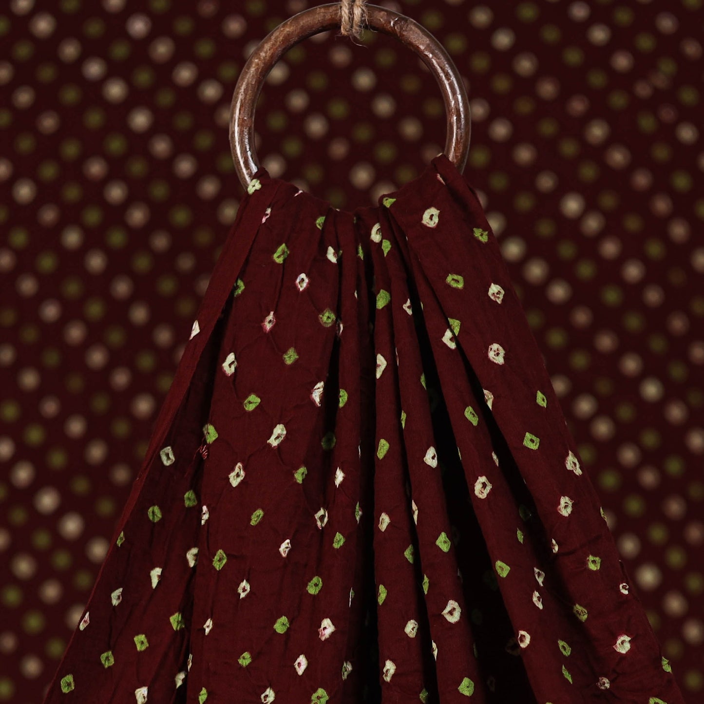 Kutch Bandhani Tie-Dye Cotton Fabric 03