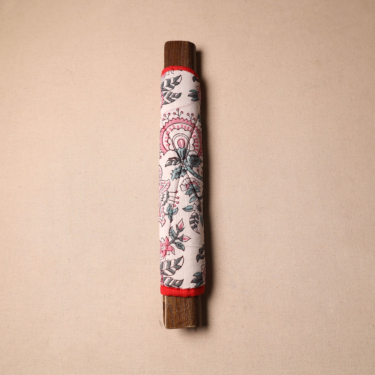 White - Handmade Cotton Fridge Handle Cover 37