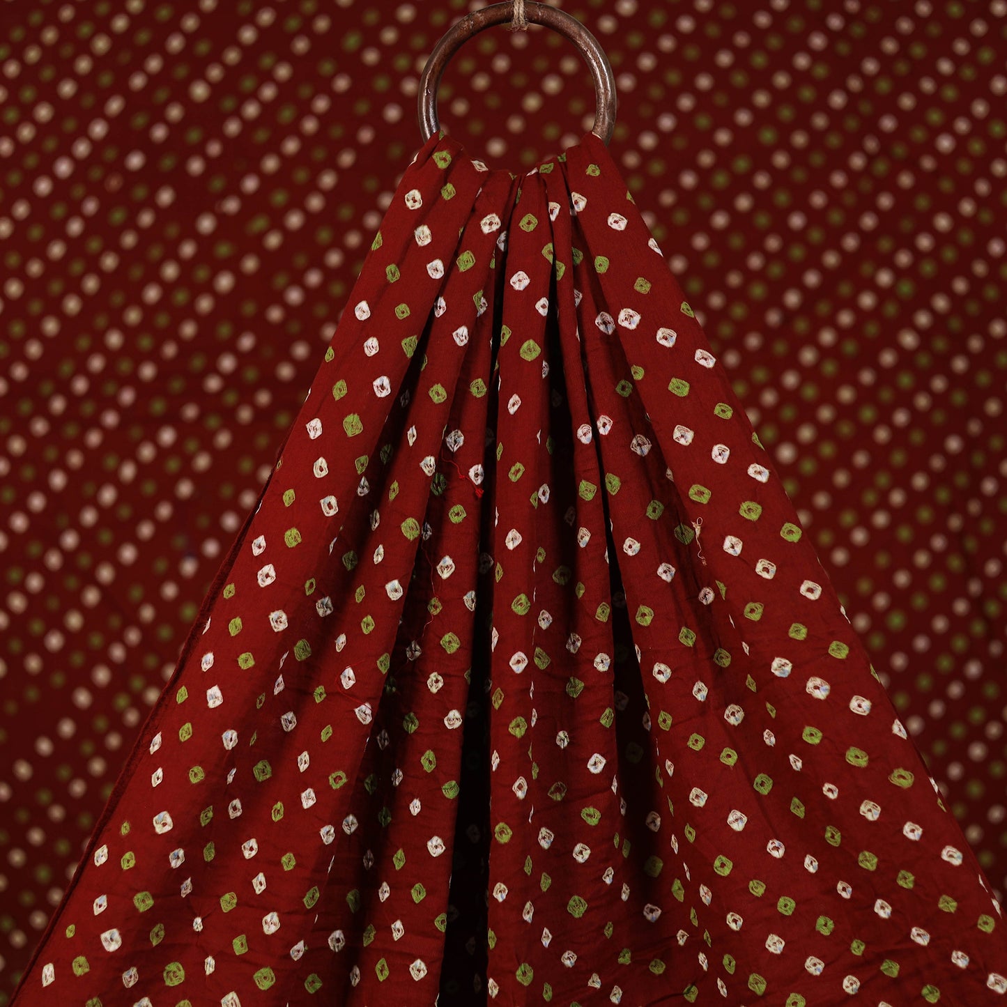 Kutch Bandhani Tie-Dye Cotton Fabric 02