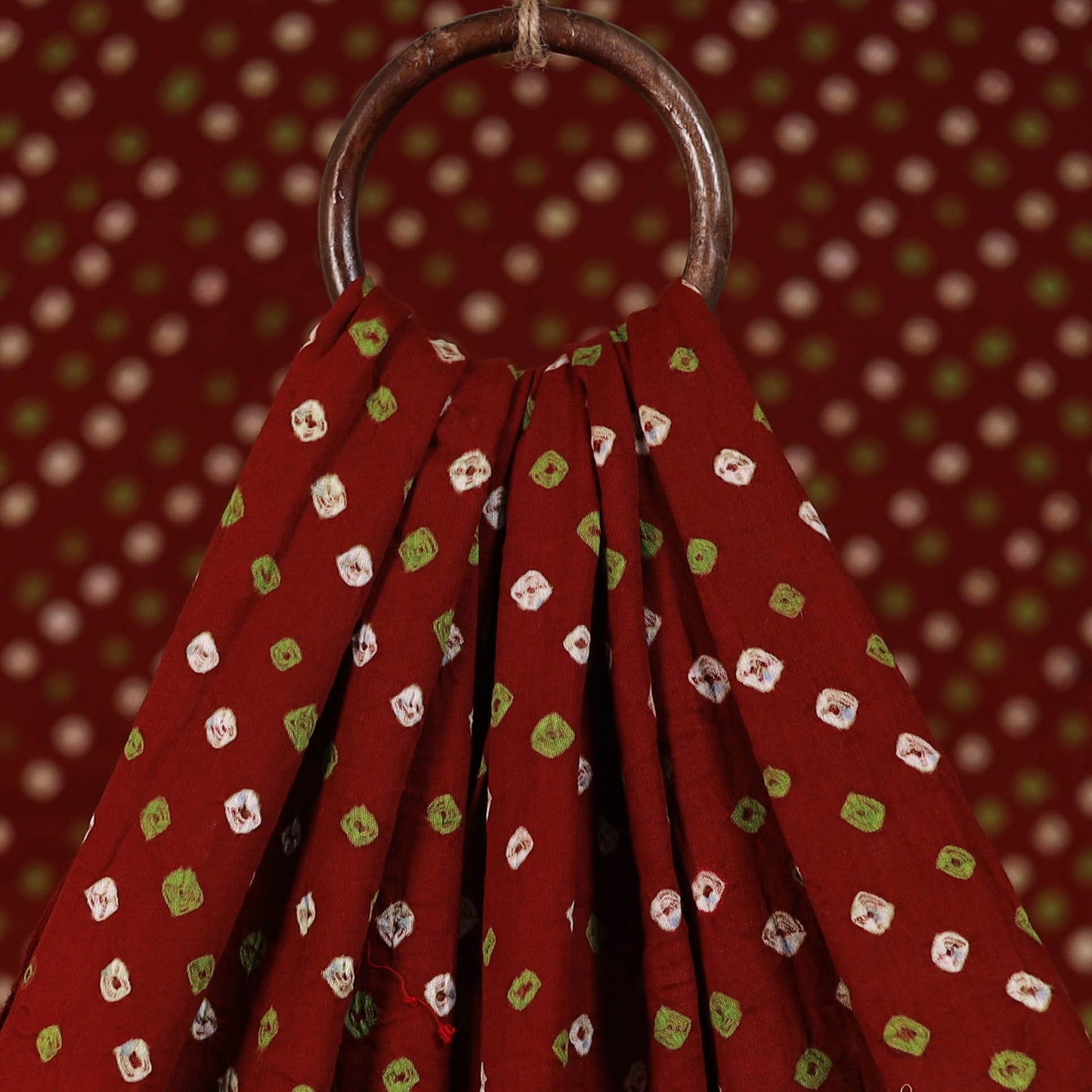 Kutch Bandhani Tie-Dye Cotton Fabric 02