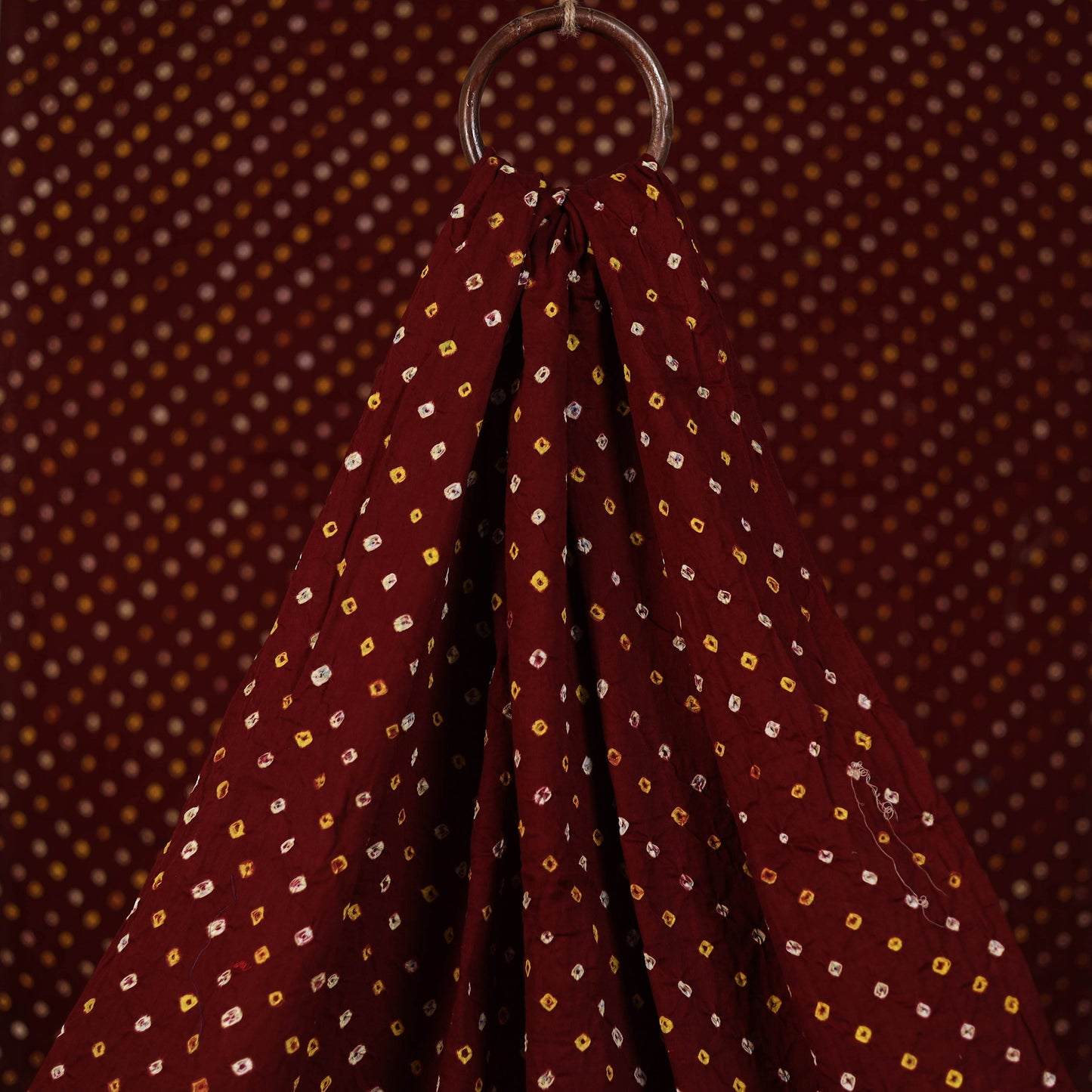 Kutch Bandhani Tie-Dye Cotton Fabric 01